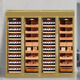 SILIWERE/SILIWERE red wine cabinet, constant temperature wine cabinet, custom wine cabinet, large wine cabinet, double door wine cabinet, custom wine cabinet, width 1970 depth 450 height 2000 champagne gold 550L exclusive version