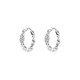 Xinshe S999 Silver Mobius Earrings for Women 2025 New Light Luxury Earrings Simple High-end Earrings Earrings Gift Pair + Gift Box Packing