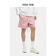 
nice rice good rice structure segmentation loose 380G cotton drawstring casual knitted shorts men's NFC12043 salt white (380G) M
