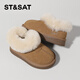 Saturday children's shoes, children's snow boots, girls' parent-child style, plus velvet and thickened cotton shoes, fashion boots, Nuanyangtuo 37