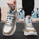 YOGA WASSUP single velvet can be selected for autumn and winter plus velvet warm casual trendy shoes thick sole height-enhancing sports high-top shoes Martin cotton shoes men 9901M Milan plus velvet 41