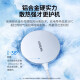 绿联iPhone磁吸magsafe适用于苹果15无线充电器14ProMax13mini12手机2 15673_钛白色升级轻薄低温适用