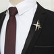 Xifei men's brooch, simple star corsage, temperament pin, business casual suit, coat and accessories