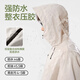 NetEase carefully selected off-code sale, three-proof outdoor clothing, lightweight soft-shell jacket, waterproof and windproof, A-type ultra-light three-proof outdoor clothing jacket-Chalk XL