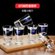 Lemeiya wine glass household white wine glass set wine dispenser small wine glass cup wine cup 6 pieces/34ml swallowing cup