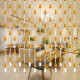 1GSHOP gourd bead curtain crystal curtain door to bedroom bathroom entrance home living room toilet partition door curtain