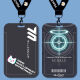 Blue Archives Logo College Abaidos Hundert Ghosts Nacht Reisestudentin Campus Card Card Schulkarte Zugangskarte B9857 Campuskarte Koffer + langes Lanyard