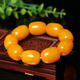 Second generation beeswax bracelet natural amber chicken fat yellow bracelet men's and women's rough stone optimization style five (men's barrel beads) bead size 20*2 0 default 1