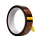 3J Gold Finger High Temperature Tape High Temperature Resistant Tape PI Polyimide Tape Industrial Welding Resistant Heat Resistant Electronics Factory Thermal Transfer 10mm Width*33 Meters/5 Rolls