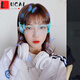 LUCALY's new Internet celebrity sunglasses, technology-sense luminous glasses, disco and Douyin female cyberpunk atmosphere props, ordinary luminous glasses
