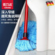 Vileda German non-woven mop household easy-to-mop water-absorbent mop traditional wringing water old-fashioned mop German brand blue mop 1 rod 2 heads + bucket
