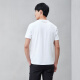 HLA Hailan House short-sleeved T-shirt 2019 summer new comfortable plant flower round neck pullover short t men's HNTBJ2R266A off-white (S6) 175/92A (50)cz