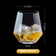 FEiNASi creative whiskey glass glass foreign wine beer glass European crystal whiskey glass ins style Nordic spirit glass six-sided transparent style
