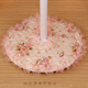 Tablecloth/cover floor fan dustproof cover Pastoral floral lace fabric all-inclusive electric fan cover floor fan cover dustproof 2-piece set small sun platform fan cover Poetry flower language-blue-head