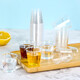 Fangcaodi disposable 30ml small cup tasting cup tasting cup liquor cup aviation cup hard plastic cup 1000 pieces