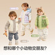 Balabala children's clothing children's light down jacket boys and girls jacket 2024 two-piece set fashionable and cute 208424107214