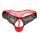 
Underwear sex passion passion open crotch free thong reveals eggs physiological penis men's underwear fully transparent boys black men XXXL add fat and enlargement