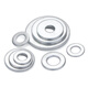 JINGGONG Galvanized Iron Flat Washer Metal Washer Increased Thickness Flat Washer Screw Washer Metal Round Washer 5*10*1 (1Jin Jin is equal to 0.5 kg, about 1507 pieces)
