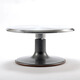 Xinbaiyue 12-inch decorating turntable decorating table professional birthday cake turntable household commercial baking tools rotating 10-inch aluminum alloy professional with black spatula