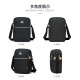 Adidas shoulder bag backpack men's and women's casual sports bag popular versatile crossbody bag black