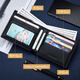 
Coilenklaon (Coilenklaon) sheepskin wallet men's genuine leather short multi-functional men's wallet wallet wallet father's birthday gift for boyfriend black (exquisite paper gift box)