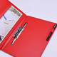 BAILVELVEL BL3881 Schwarz A4 Ledervertragsordner Business Ceremony Ordner Vertragsordner Verhandlungsvertrag Ordner Lederverkaufsleiter Clip Custom Logo