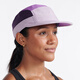2XU light speed series sports peaked caps for men and women, outdoor cycling and fishing baseball caps, sun protection hats, cream pink/violet, one size fits all