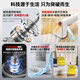 WHALEXIN fabric sofa cleaning machine, household spray and suction integrated carpet cleaning artifact, mattress curtain and mite removal special cleaning machine N3-Pro upgraded to the supreme model - steel wire hose + 4 bottles of defoaming cleaning liquid