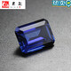 Xianlaige natural tanzanite sapphire pink rectangular deep sapphire loose stone fashion jewelry can be inlaid rectangular (12X16mm)