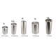2 liters stainless steel beer barrel, craft brewing kettle, home brewing beer and liquor kettle 4Jin Jin is equal to 0.5kg, threaded lid, portable, pressure-resistant and super-sealed 4L