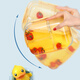 
Cilock (cilock) small yellow duck glass lunch box microwave heating special bowl office worker brings lunch box fruit bento box freshness box three partitions 1050+ soup cup 720+ round 450+ bag + tableware