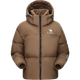 Camel 660 Chaqueta de caída alta para mujeres con capucha con capucha a prueba de viento para mujeres 724ca6b601b, marrón seco, mujeres 2xl