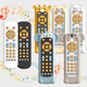New Infant TV Simulation Remote Control Children's TV Remote Control Music Learning Early Education Baby Toy Black Remote Control (English Packaging)