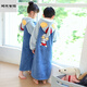 Miaopule Class A Autumn and Winter Thickened Children's Bathrobe Boys Ultraman Bath Towel Cape Can Wear Winter Thickened Children's Nightgown Ultraman Blue Thickened Coral Velvet 10 Sizes Recommended 95-115cm