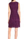 Adrianna Papell Women's Draped Jacket Lace Dress Winter Blackberry 10