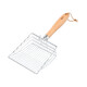 Fukumaru stainless steel cat litter shovel large size, poop shovel artifact, quick sand leakage, metal cat litter shovel (silver)