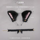 Zushange cat ear headband headband cos animal ears cute plush lolita hair accessories Halloween decorations dress up hairpin hairband + neck bell