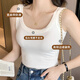 Langsha camisole women's can be worn outside and inside, versatile and sexy spring and summer sports high-elastic threaded bottoming shirt