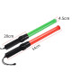 Camel Bell Zongheng TJ-54054CM traffic baton glows at night handheld LED warning flash stick fluorescent stick outdoor battery-containing red and green set