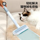 KimPets multifunctional pet hair remover to remove carpet and bed hair, cat hair scraper, dog hair remover, light blue - pet multifunctional hair removal brush
