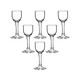Katav white wine glass dispenser set lead-free crystal glass with graduated wine glass bullet cup Maotai cup spirit cup handmade Maotai cup 6 cups 15ml