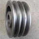 Pulley pulley triangle pulley B type three slot double slot motor pulley national standard cast iron wheel can be customized national standard B type double slot outer diameter 160 inner diameter 38