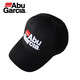 ABU GARCIA Abu fishing hat summer men's fishing sun protection visor breathable peaked cap outdoor mountaineering hat all black peaked cap