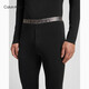 Calvin Klein Christmas Gift CK Thermal Gravity Thermal Underwear Zodiac Year New Year Red Sweat-wicking and Heating Autumn Clothes as You Like AD0002-UB1-Men's Thermal Trousers Truffle Black L