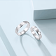Kaibaolou Pt950 platinum ring couple platinum ring women's wedding glossy closed ring New Year's Day gift No. 10-4.2g