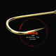Hanging String Fishing Hook Bulk Gold Sleeves Barbless Fish Hooks Arena Fishing Sleeve Hooks Fishing Gear Supplies Fishing Gold Sleeves Barbed 50 Pieces (Remarks on the model to be sent. If not, it will not be sent) No. 4