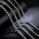 Aido Diamond Platinum Ball Necklace Men's pt950 Platinum Atmosphere Smooth Buddha Beads Thick Plain Chain Weight 35-37g Long 59-61cm Thick Approximately 5.0mm