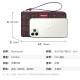 MashaLanti clutch women's wallet clutch bag long coin purse mobile phone bag birthday gift for girlfriend and wife burgundy