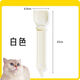 Junkiss Cat Feeder Cat Strip Squeeze Artifact Pet Liquid Snack Spoon Meat Cat Food Feeding Spoon Long Handled Spoon Orange Cat Strip Feeding Artifact