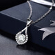 Fat Donglai gives the same Valentine's Day gift to his girlfriend new pt950 platinum necklace diamond pendant 18kl platinum platinum necklace (yuanbao chain) + pendant